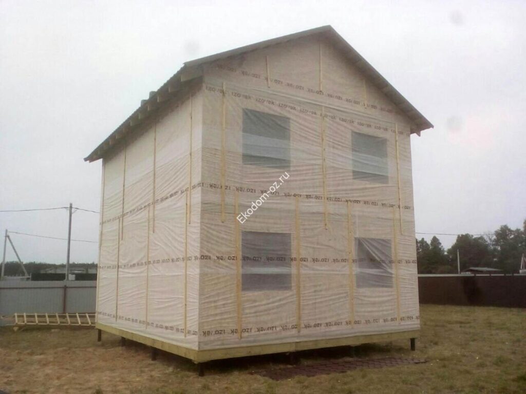 Дом из СИП панелей, д. Дубровка