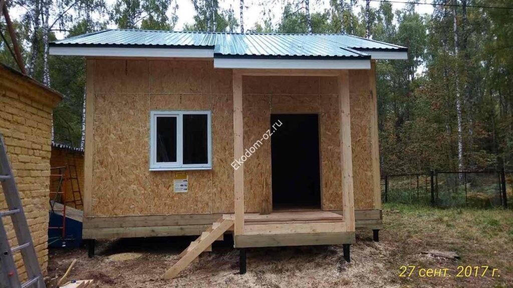 Здание для водозаборного узла из СИП панелей, Тверская область